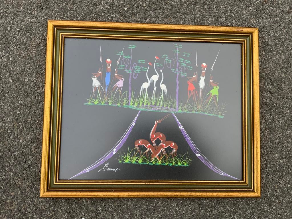 Dessin/peinture africains, Enlèvement