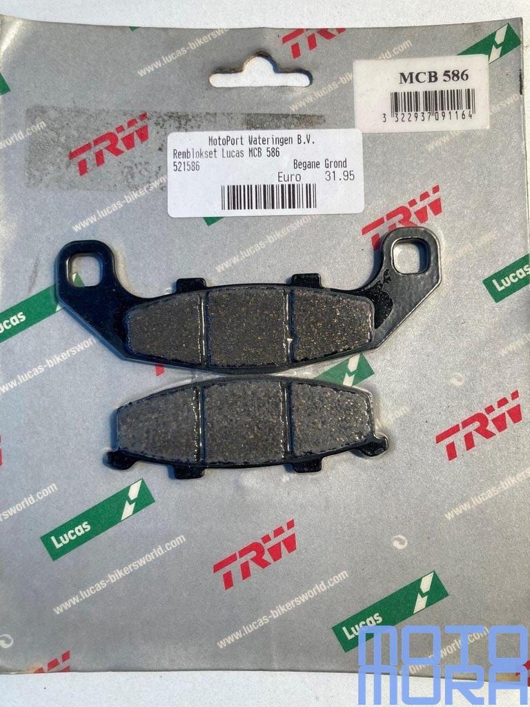 TRW MCB586 remblokken set Kawasaki KR1 KR1S Suzuki RGV roser, Motos, Neuf, -, -, -