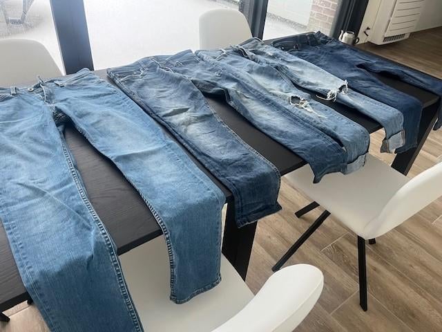 jeansbroek, Kleding | Dames, Spijkerbroeken en Jeans, Ophalen of Verzenden, Gedragen
