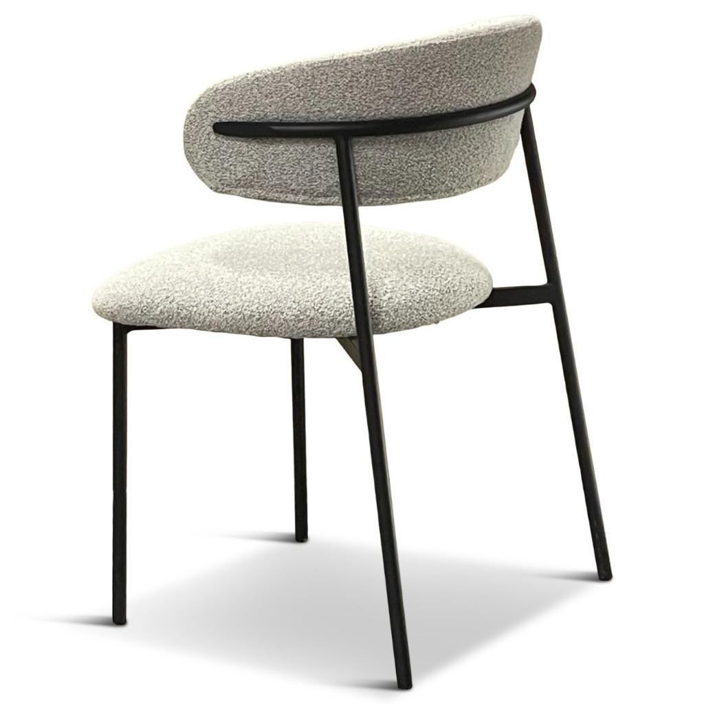 Chaise de salle à manger bouclé beige/grise Nouveau !, Neuf, Autres couleurs, Enlèvement, Cinq, Six Chaises ou plus