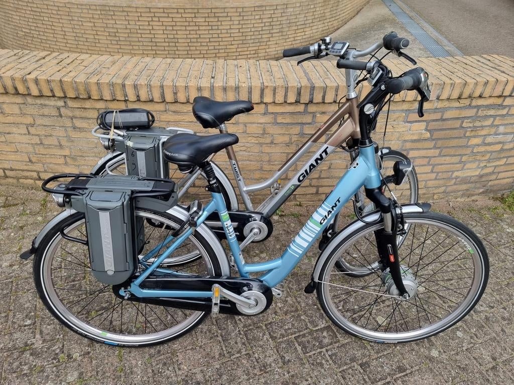 Set giant Twist met dubbele accu 700 P.S, Fietsen en Brommers, Elektrische fietsen, Giant, Ophalen
