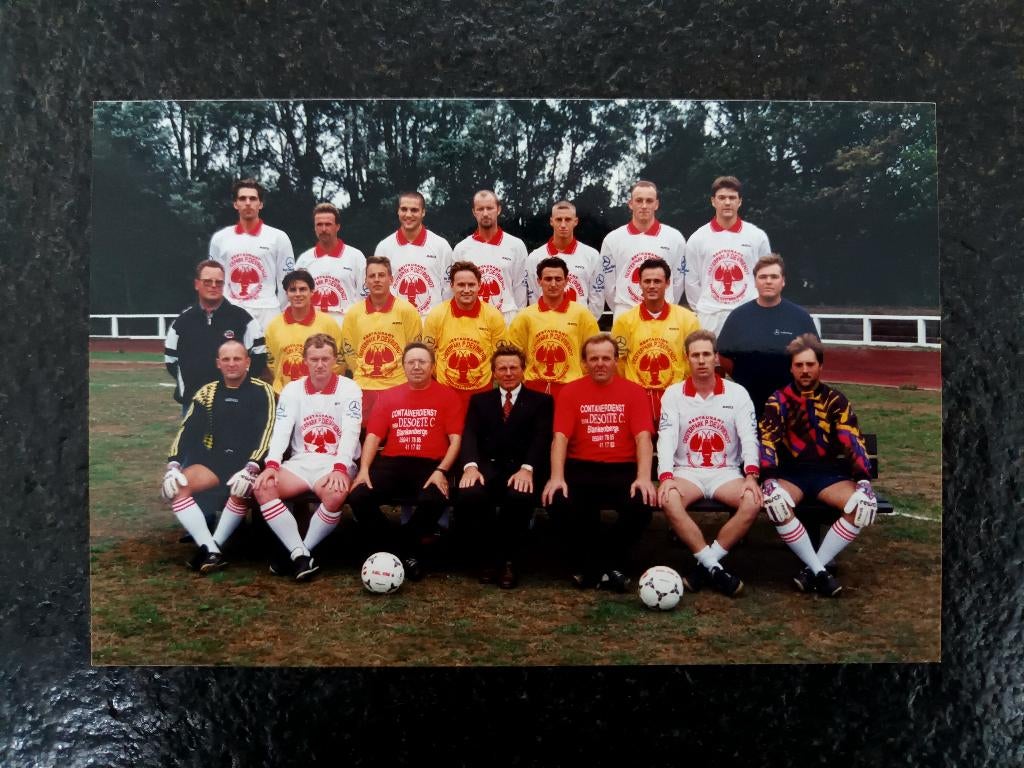 Ploegfoto voetbalclub - KSC Blankenberge (jaren 90), Verzenden, Nieuw, Poster, Plaatje of Sticker