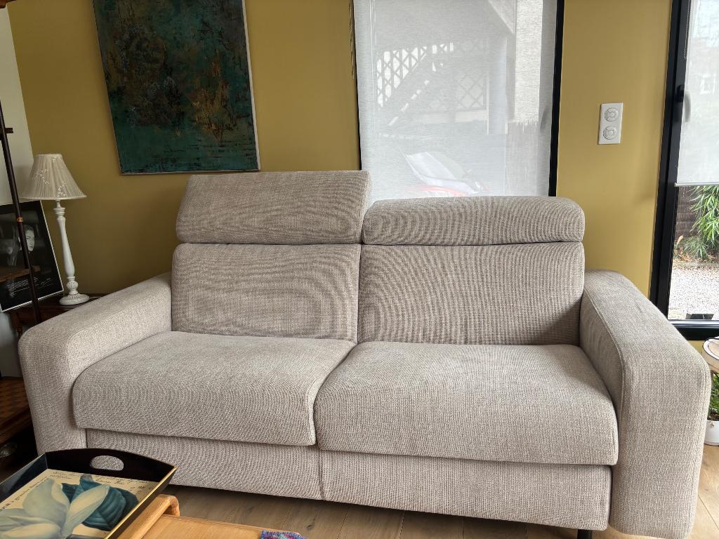 Canapé/lit Poltronesofa, Trois personnes, 100 à 125 cm, 200 à 250 cm, Banc droit