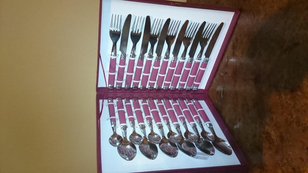 BESTEKKOFFER 6 PERSONEN RVS, Neuf, Résiste au lave-vaisselle, Enlèvement ou Envoi, Ensemble de couverts