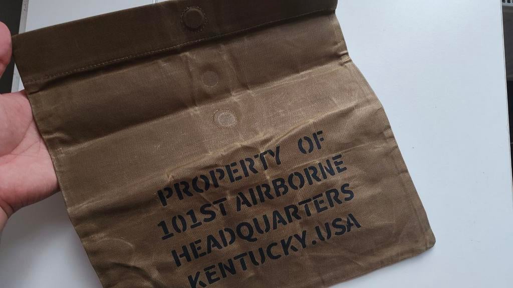 NIEUW Vintage U.S. military katoenen zak / pouch, Handtassen en Accessoires, Tassen | Sporttassen, Ophalen of Verzenden, Nieuw