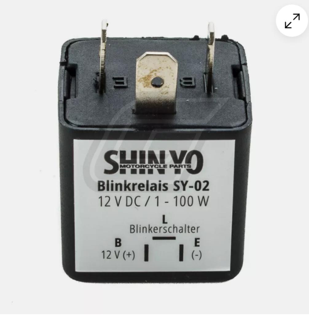 Shin-Yo knipperlichtrelais (LED) 12 volt, Ophalen of Verzenden, Nieuw