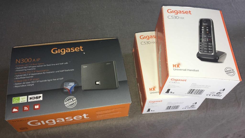 Station de base Gigaset et 2 combinés, Enlèvement ou Envoi, Comme neuf, 2 combinés
