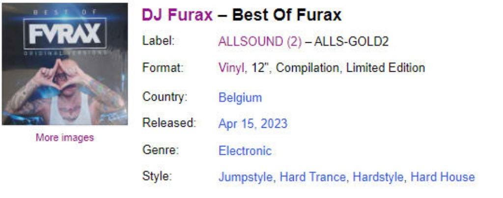 DJ Furax – Best Of Furax, Cd's en Dvd's, Vinyl | Dance en House, Nieuw in verpakking, Techno of Trance, 12 inch, Ophalen of Verzenden