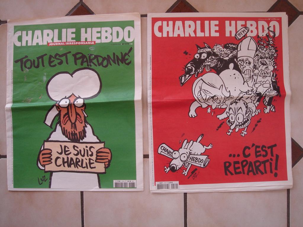 CHARLIE HEBDO 14 JANVIER 2015 + 25 FEVRIER 2015  BON ÉTAT, Livres, Enlèvement, Utilisé, Journal