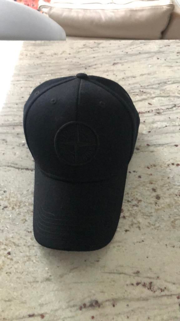 Stone Island casquette noire, Enlèvement ou Envoi, Neuf, One size fits all, Casquette
