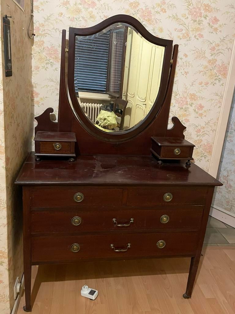 Vintage commode kast met spiegel, Ophalen, Commode