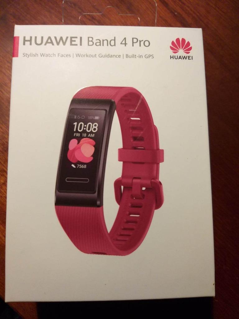 Smart Watch - Huawei Band 4 Pro - Activity Tracker - Rood, Gebruikt, Verzenden, Slaap, Waterdicht