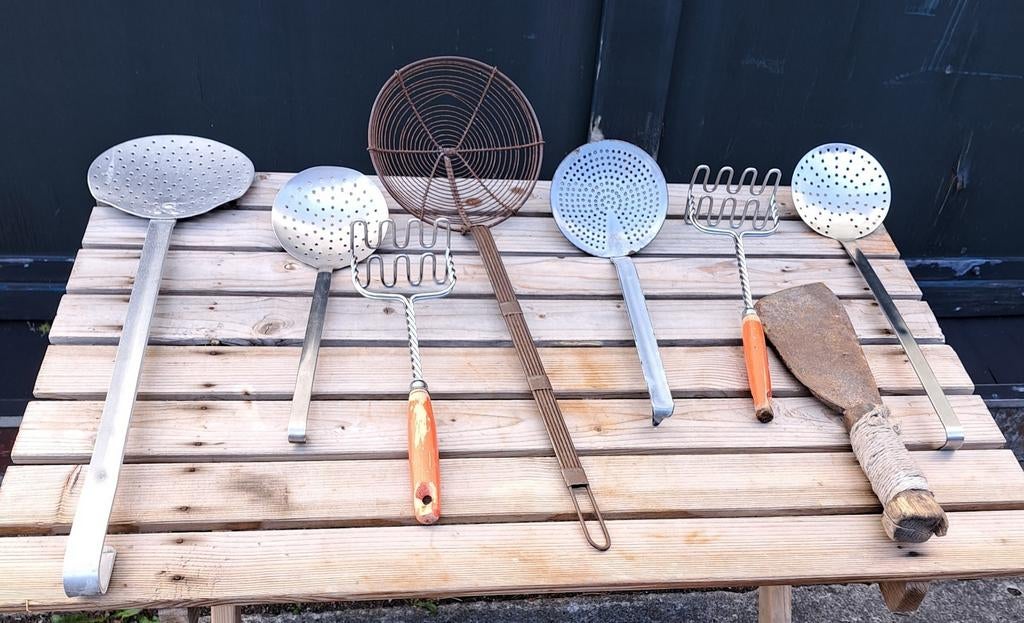 Kapmes spanen stampers decoratie, Antiek en Kunst, Ophalen of Verzenden