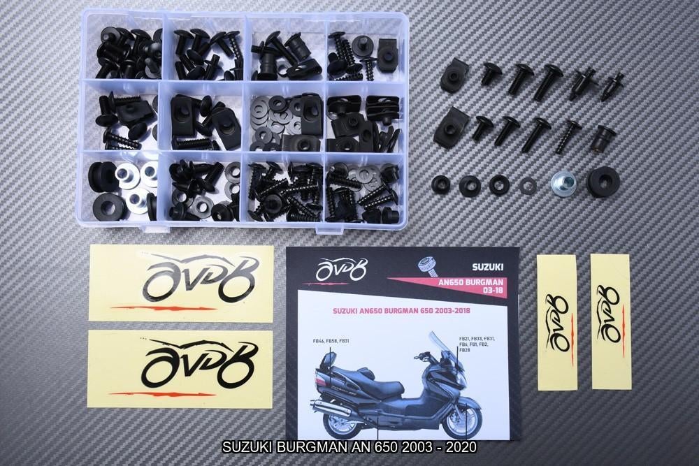 Kit visserie spécifique pour SUZUKI BURGMAN AN 650 2003 2020, Motos, Enlèvement ou Envoi, Neuf