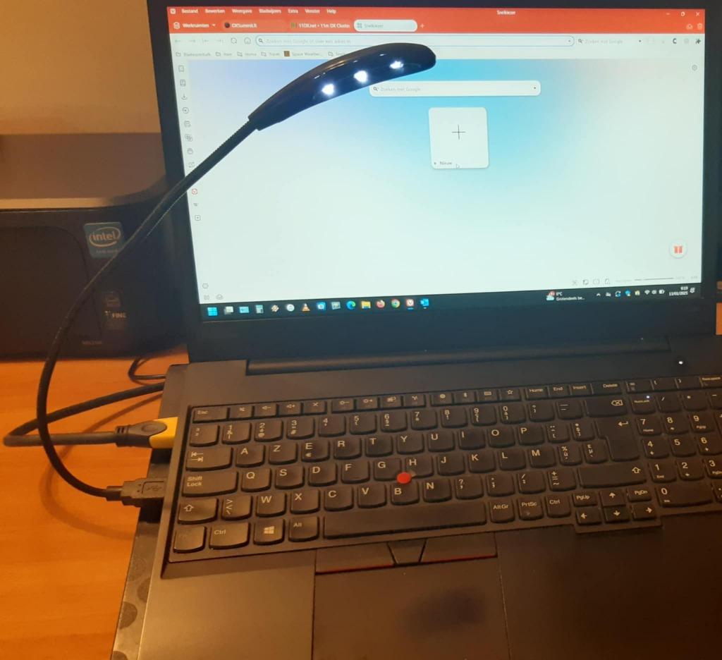 American Dj Lite led lamp voor laptop of DMX tafel, Enlèvement ou Envoi, Comme neuf