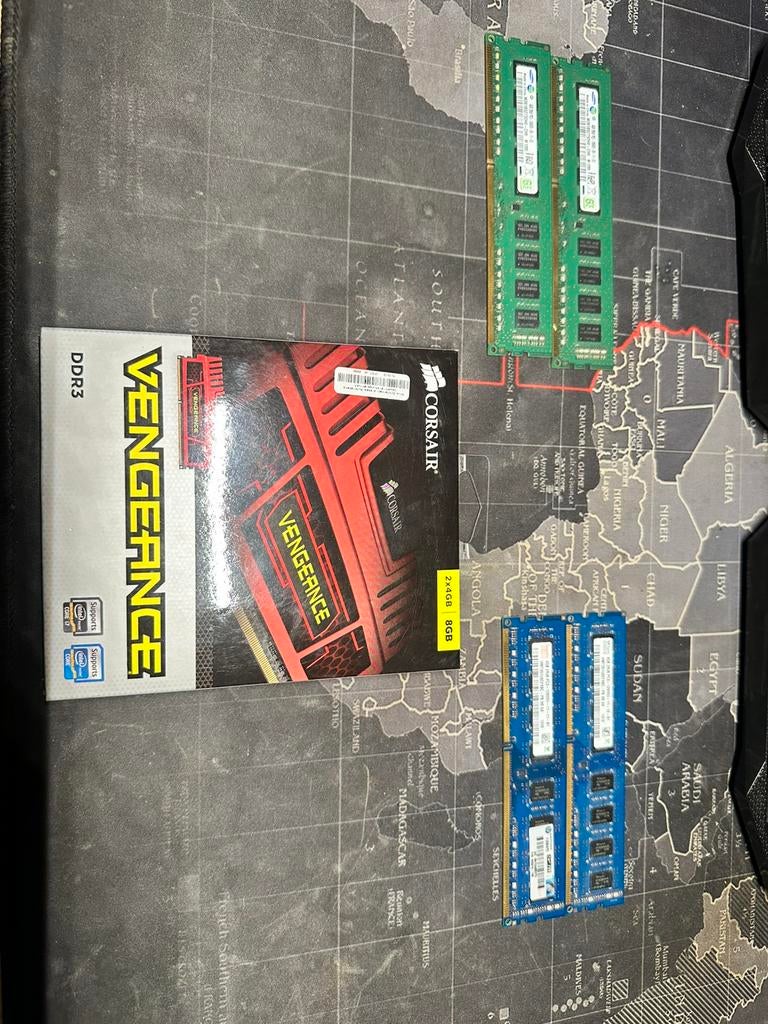 Set DDR3 Ram, Computers en Software, RAM geheugen, Ophalen, DDR3