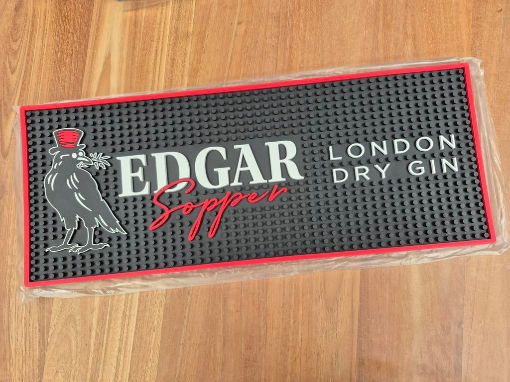 Edgar sopper gin xl barmat, Verzamelen, Merken en Reclamevoorwerpen, Ophalen of Verzenden, Nieuw