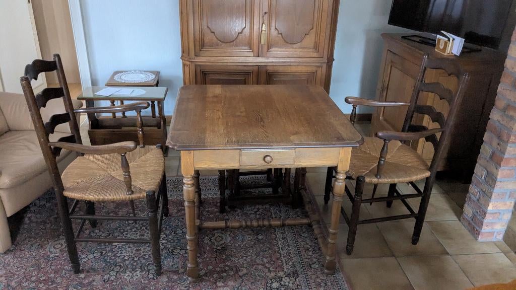 kaart tafel, Ophalen