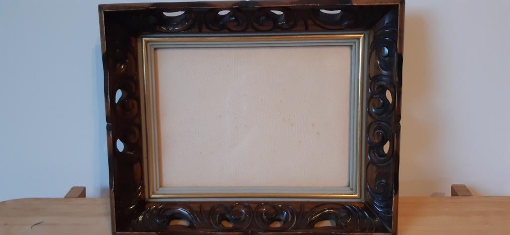 Oude houten kader, Huis en Inrichting, Woonaccessoires | Lijsten, Ophalen of Verzenden