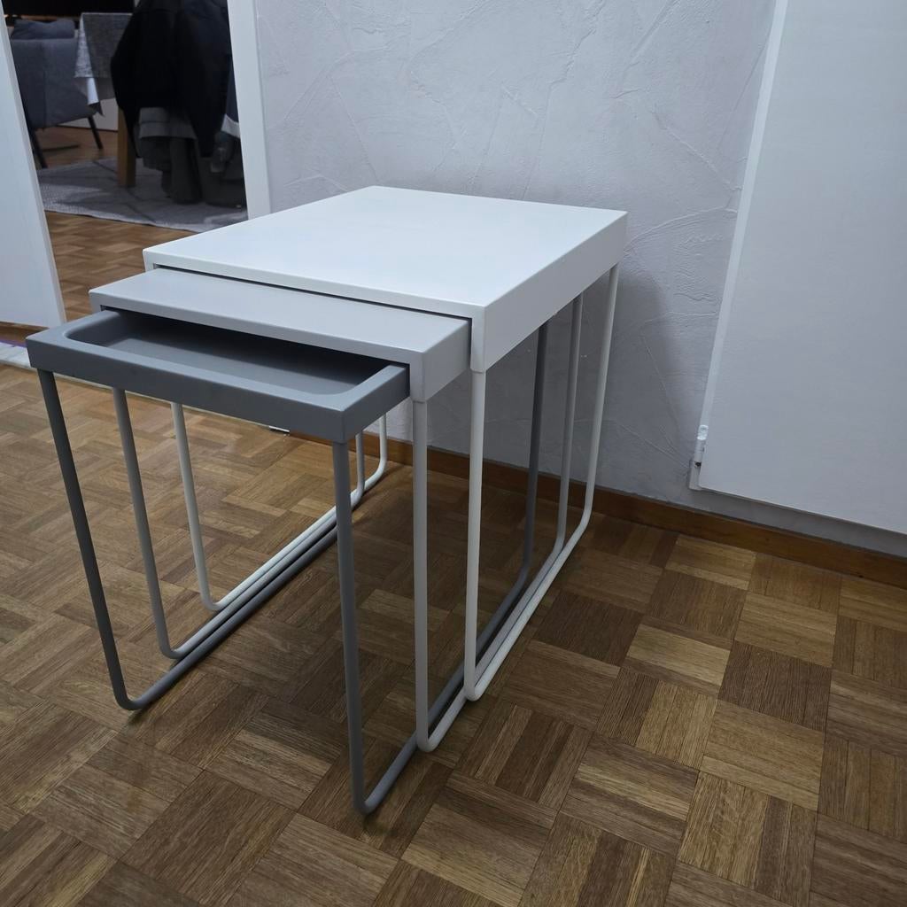 Bijzettafeltjes ikea, Huis en Inrichting, Tafels | Bijzettafels, Ophalen, Gebruikt