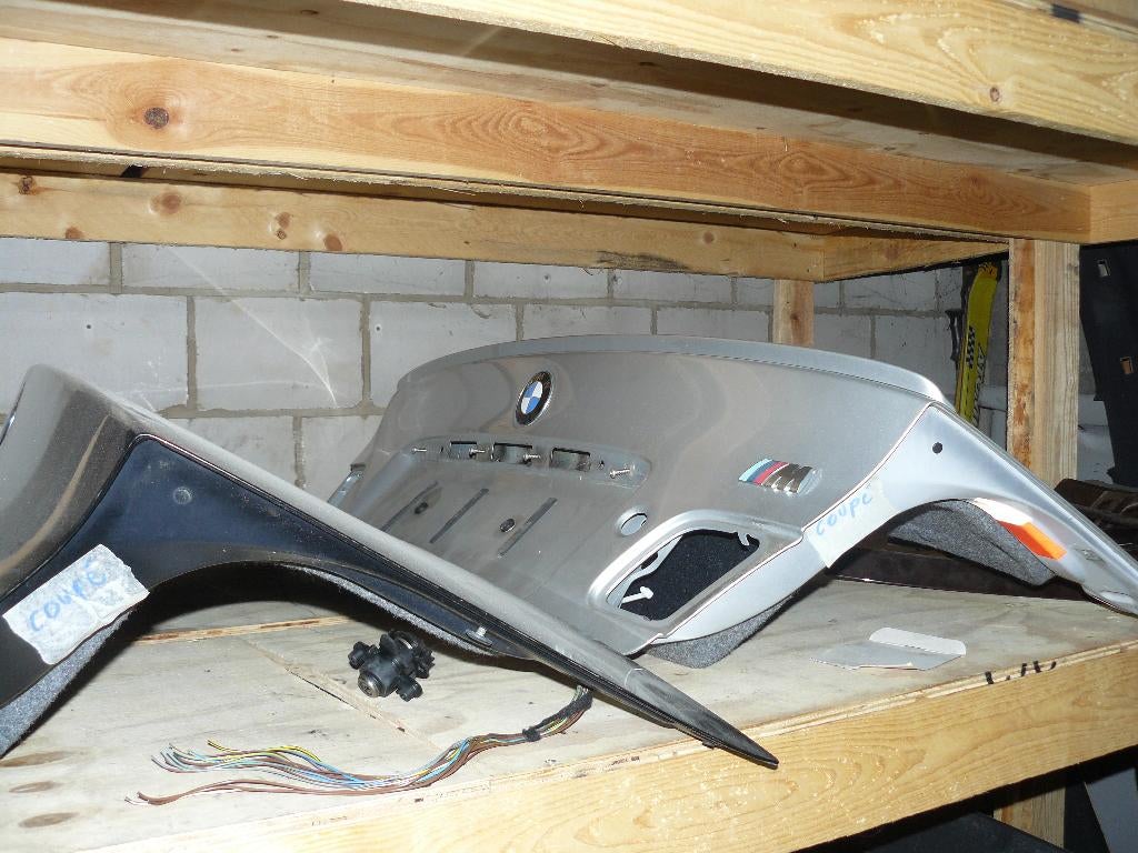 Kofferklep Bmw 3 reeks E46 coupé en 4-deurs, Arrière, Haillon arrière, Enlèvement, Utilisé