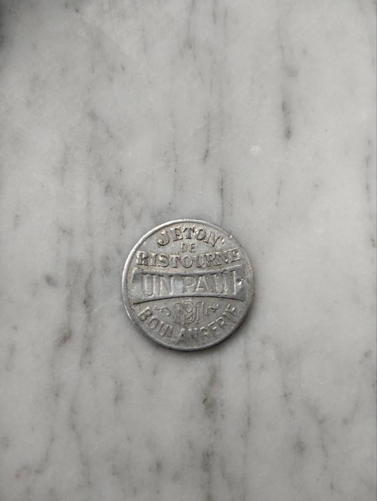 Jeton De Ristourne Un Pain Boulangerie, Bruxelles, België, Collections, Enlèvement ou Envoi