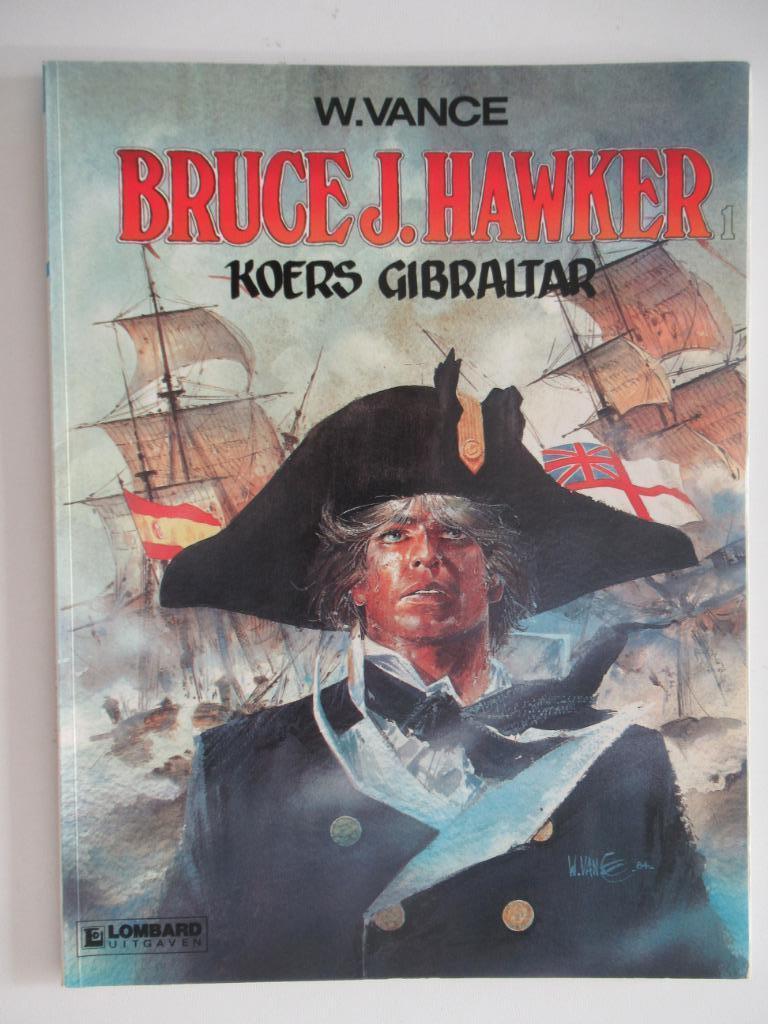 bruce j.hawker...nr.1...koers gibraltar.............1st, Livres, Enlèvement ou Envoi, Utilisé