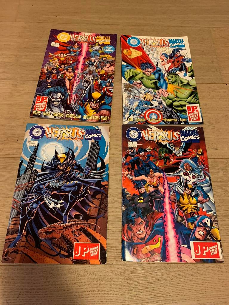 DC versus Marvel Comics 1,2,3 en 9 Nederlands, Boeken, Strips | Comics, Ophalen of Verzenden, Zo goed als nieuw