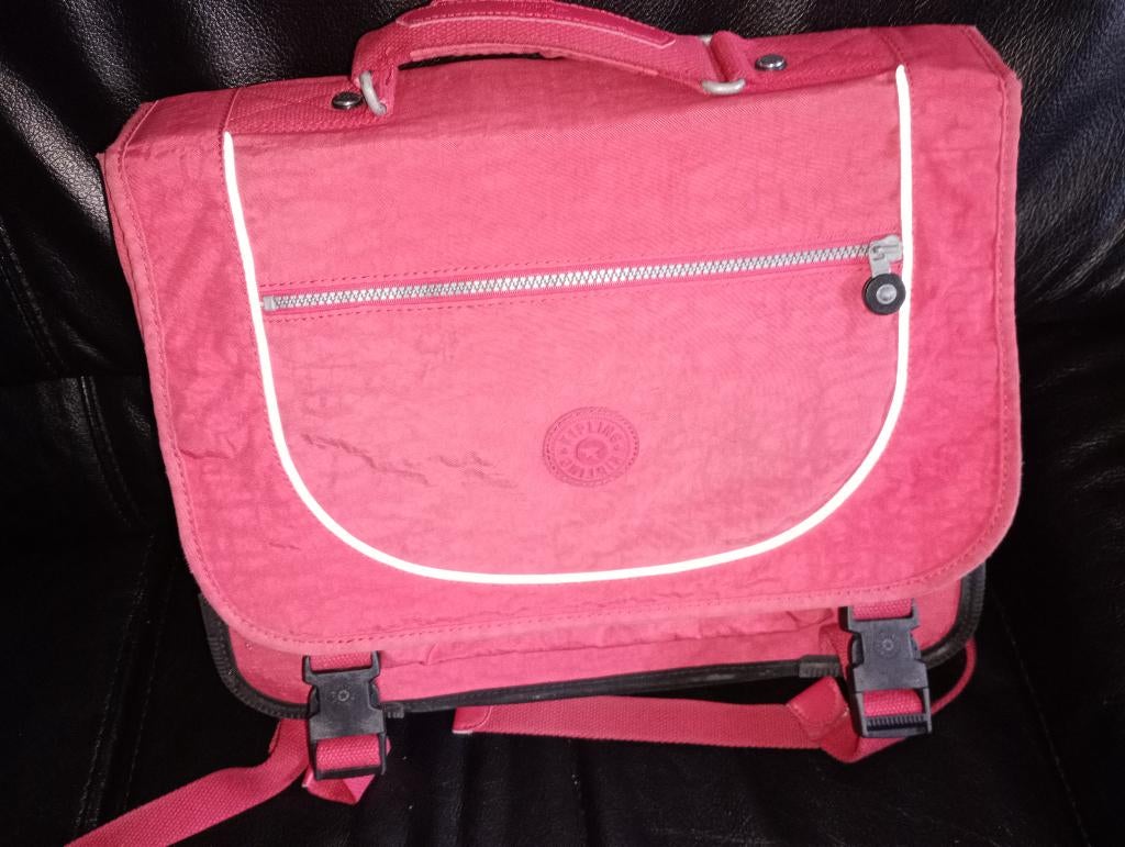 Rode en roze boekentas KIPLING stevig met veel vakken, Enlèvement ou Envoi, 30 à 40 cm, Autres couleurs, 30 à 40 cm