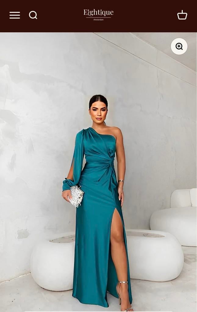 Avondkleed nieuw komt overeen met ruime 40, Enlèvement ou Envoi, Neuf, Taille 38/40 (M), Vert