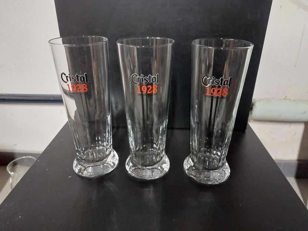 Cristal Alken 1928 bierglas, Verzamelen, Ophalen of Verzenden, Zo goed als nieuw, Bierglas