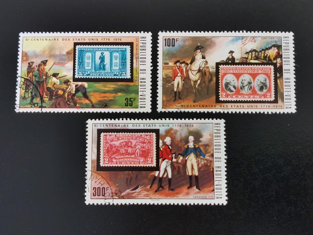 Haute-Volta 1975 - 200 ans d'indépendance des États-Unis, Enlèvement ou Envoi, Autres pays, Affranchi