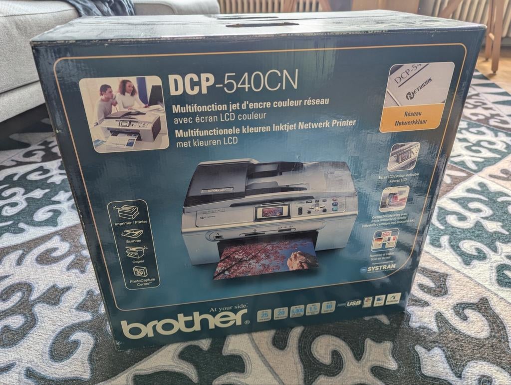 Brother netwerk printer & scanner (half werkend), Computers en Software, Printers, Niet werkend, Printer, Scannen, Ophalen