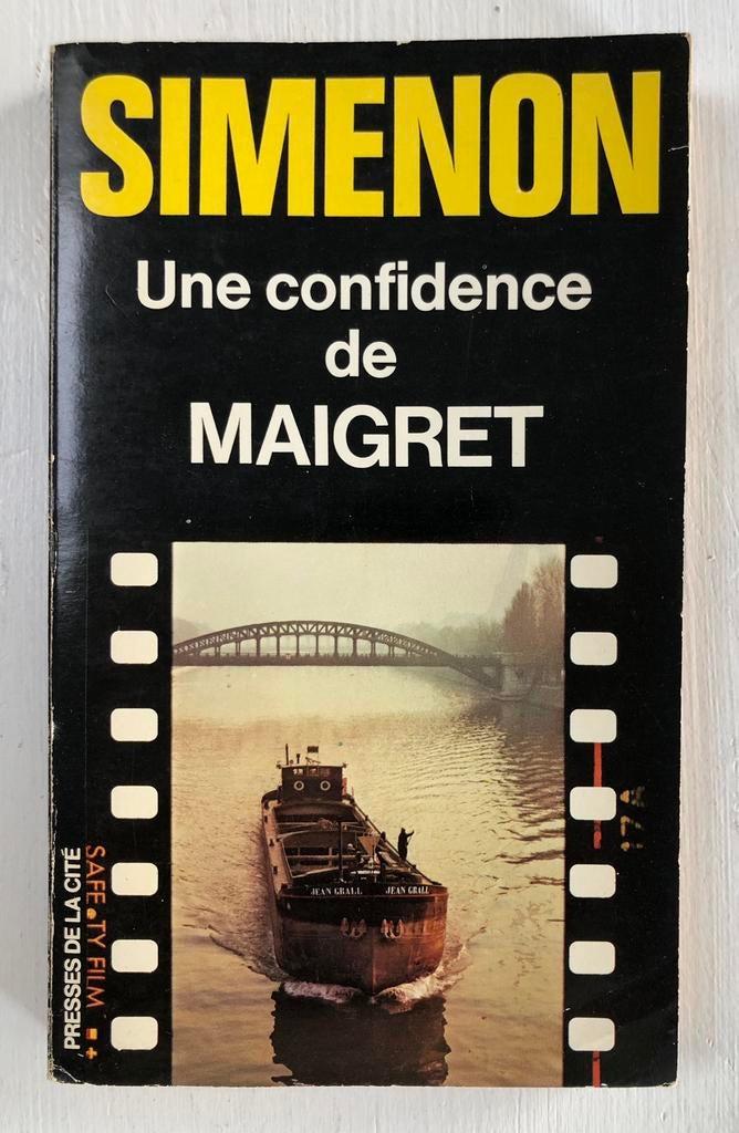 livre Une confidence de Maigret Georges Simenon, détective, Enlèvement ou Envoi