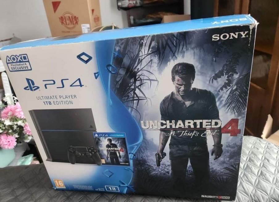 Pack Console PlayStation 4 - Édition limitée Uncharted 4, Ophalen, Met games, Zo goed als nieuw, 1 TB