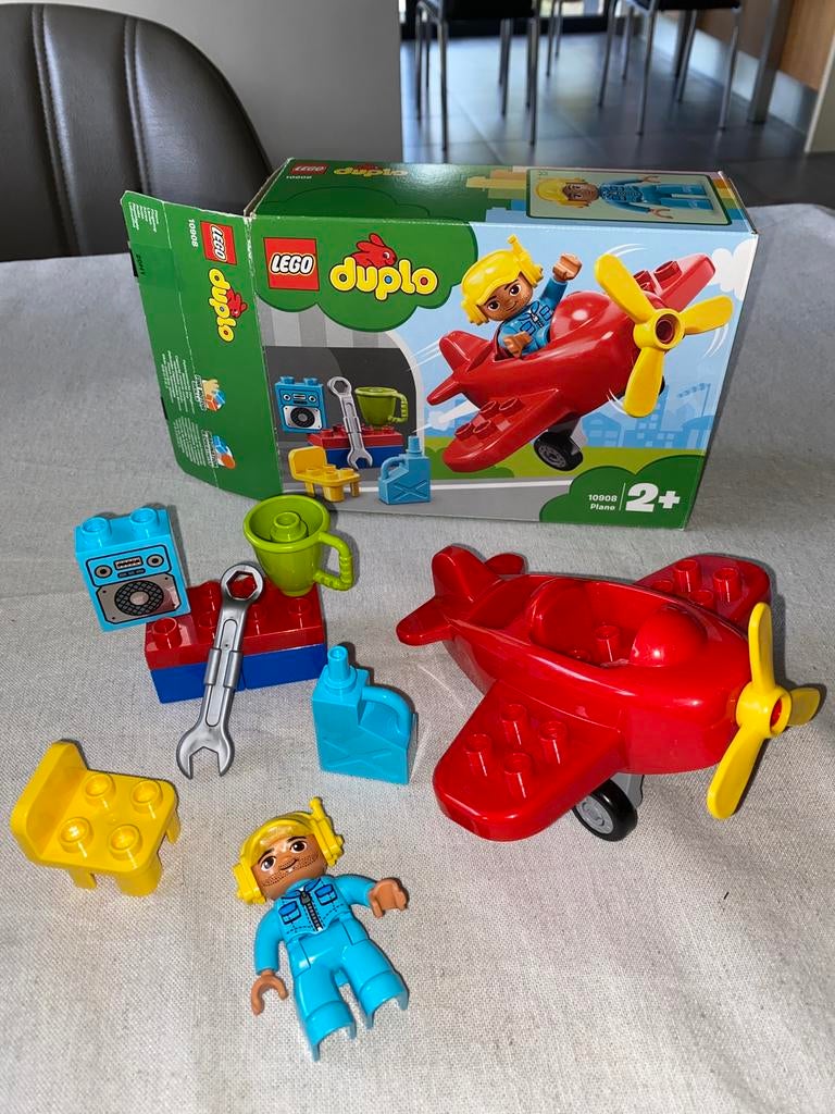 Lego Duplo vliegtuig (10908), Ophalen of Verzenden, Zo goed als nieuw, Duplo