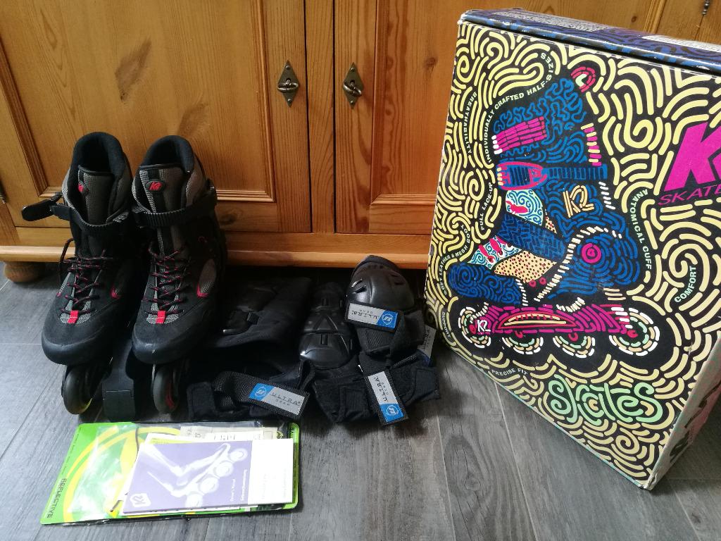 K2 inline skates maat 43 - reflex euro, Sport en Fitness, Skeelers, Ophalen of Verzenden, Gebruikt, Inline skates 4 wielen, K2