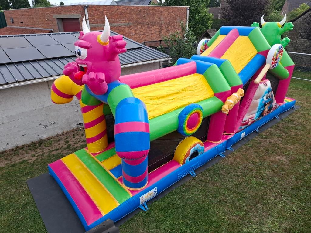 Springkasteel Cookie Monster Run huren / te huur, Ophalen, Nieuw