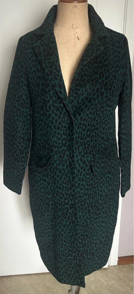 Mooie mantel met luipaardprint van Costes, Verzenden, Maat 36 (S)