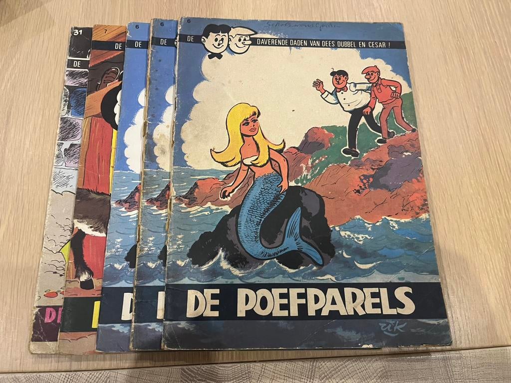 Dees Dubbel en Cesar - 3x6,7 en 31, Meerdere stripboeken, Ophalen of Verzenden, Gelezen