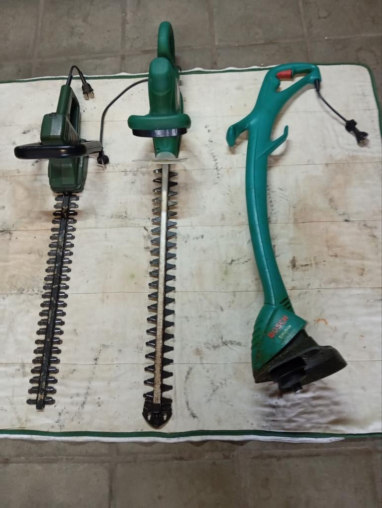 Lot de 3 machines pour jardiner, Enlèvement, Électrique