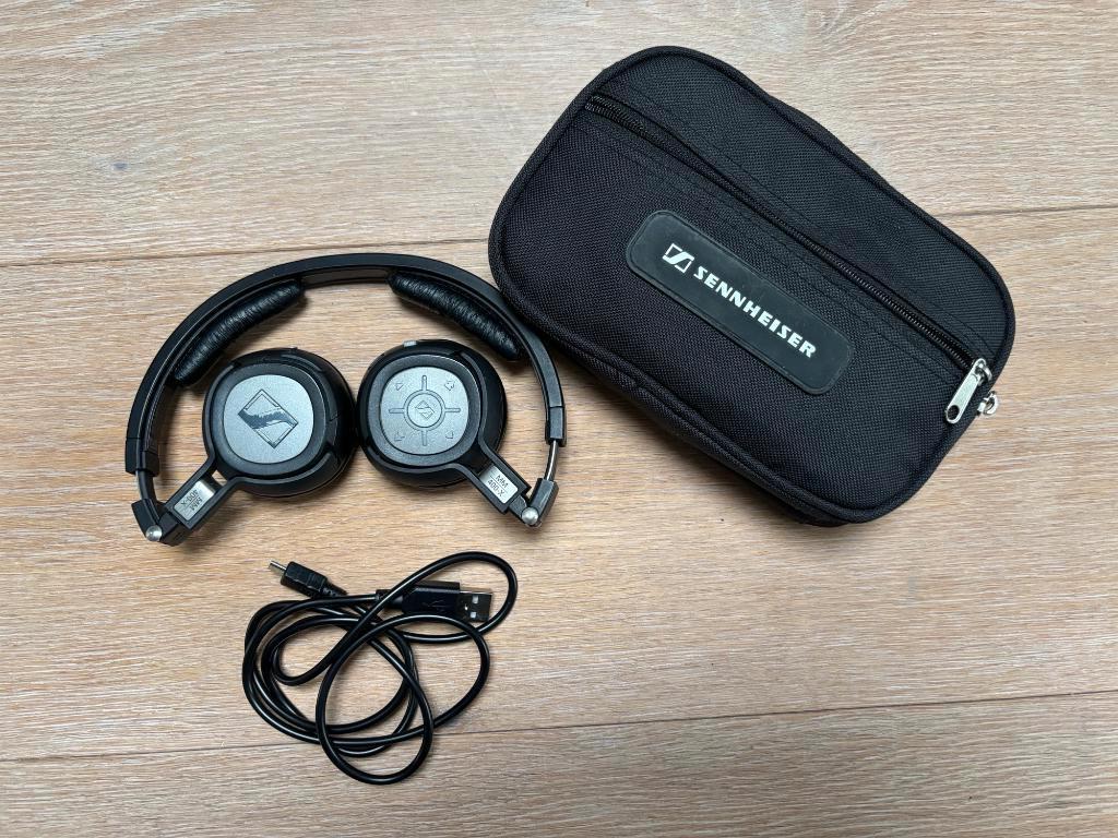 Sennheiser draadloze on-ear koptelefoon MM 400-X, Sennheiser, Zo goed als nieuw, Draadloos, Op oor (supra aural)