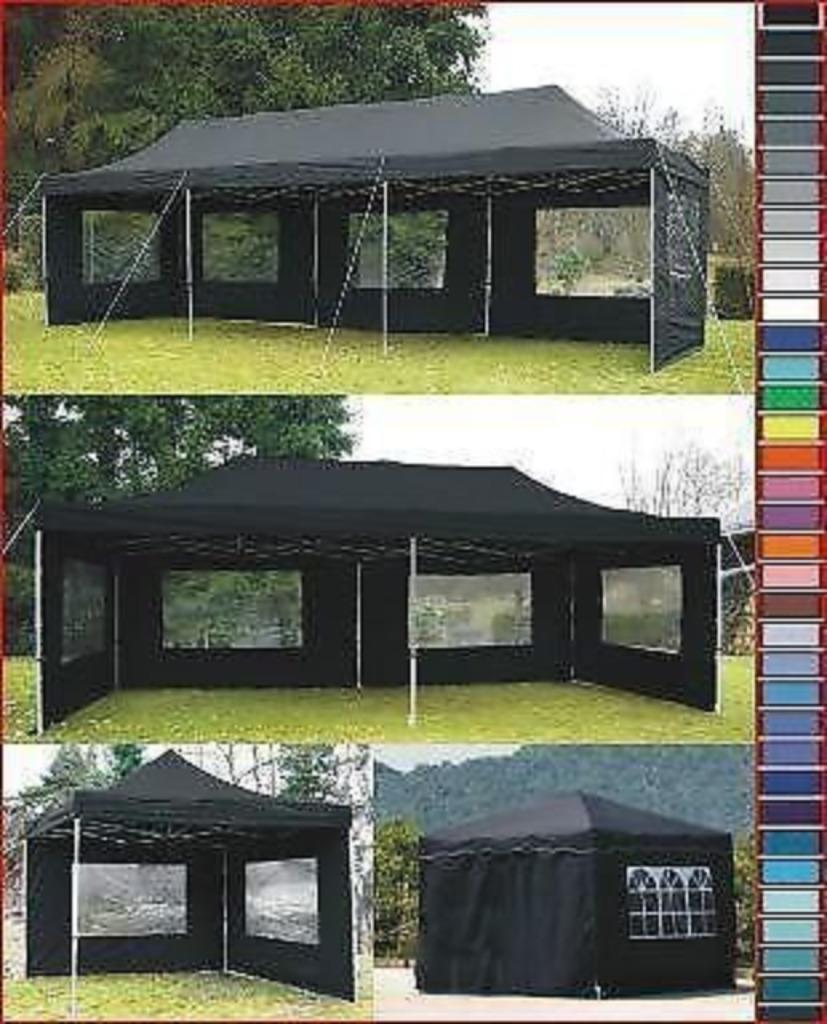 Profi Easy-Up Vouwpaviljoen Vouwtent Partytent 3x9, 3x6, 3x3, Tuin en Terras, Partytenten, Ophalen of Verzenden, Nieuw, Partytent