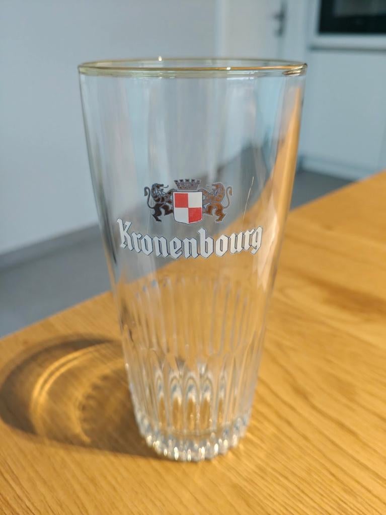 Kronenbourg, Verzamelen, Ophalen of Verzenden, Zo goed als nieuw, Bierglas