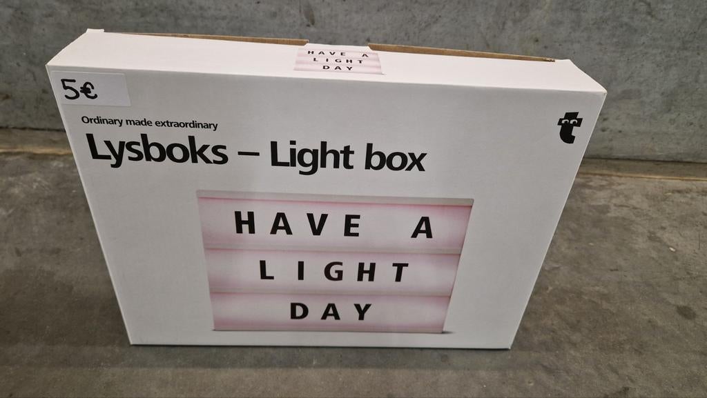 Lightbox, Huis en Inrichting, Ophalen of Verzenden, Zo goed als nieuw