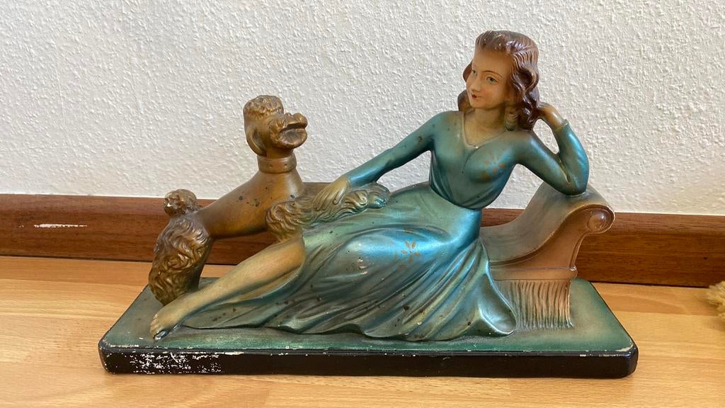 Statue art déco M Toscana n 304, Antiquités & Art, Enlèvement