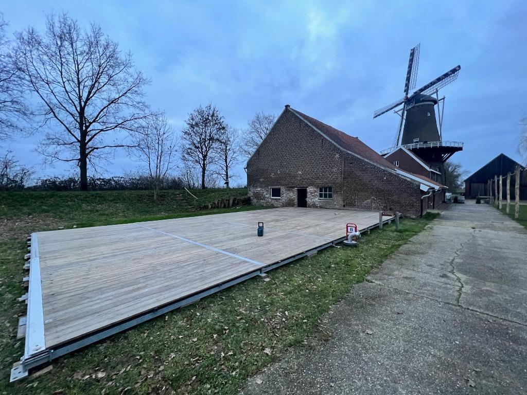 Tentvloer systeemvloer Cassettevloer, Tuin en Terras, Partytenten, Gebruikt, Overige typen, 2 meter of meer, 8 meter of meer, 6 meter of meer