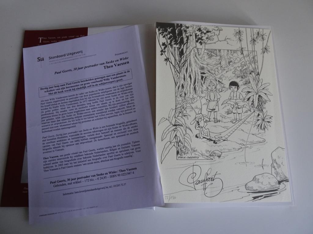 Suske en Wiske Paul Geerts Vandersteen 2x gesigneerd!, Ophalen of Verzenden, Nieuw