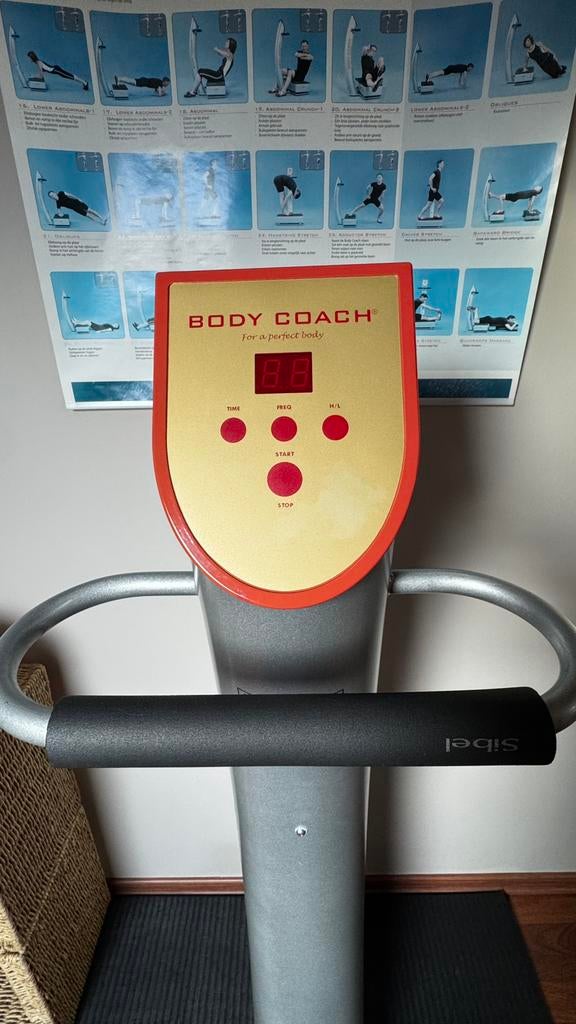 Body Coach trilplaat, Enlèvement, Comme neuf, Plaque vibrante