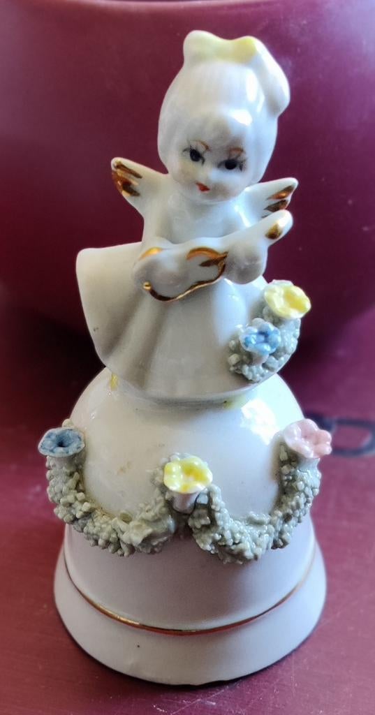 Clochette porcelaine ange, Collections, Enlèvement ou Envoi, Comme neuf